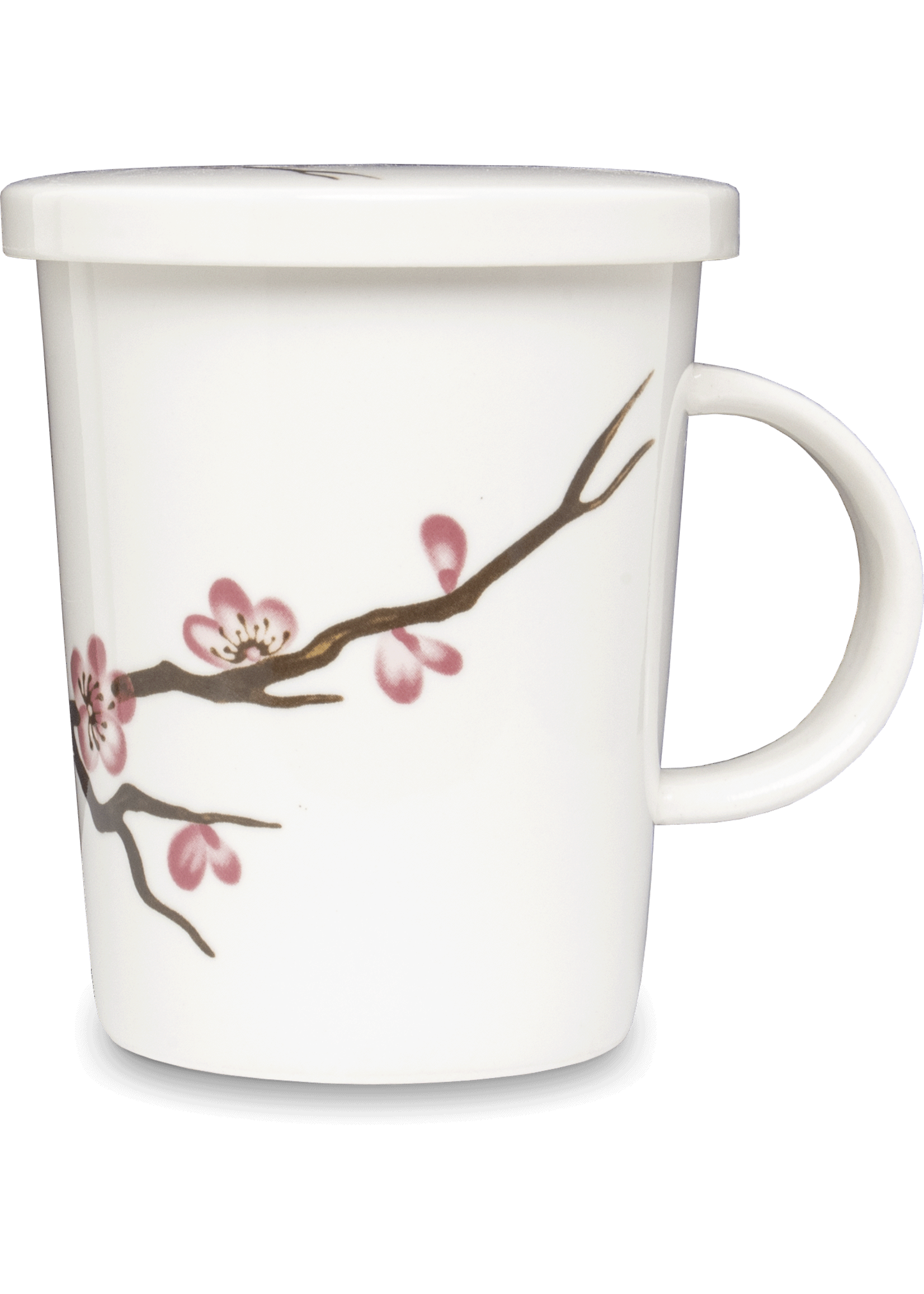 Edo Japan Edo Teamug set, Sakura, porcelain filter, giftbox