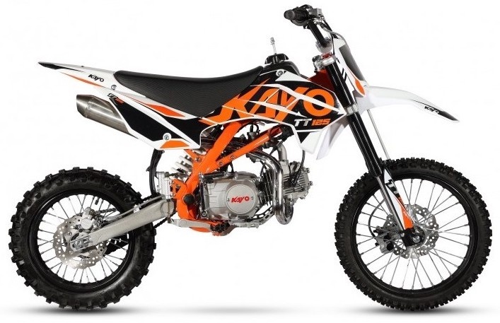 Kayo TT125 Dirtbike mit 14" 17" Räder - Schalter