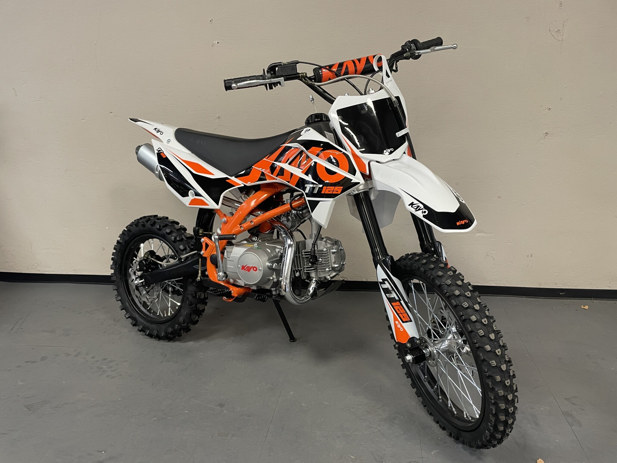 Kayo TT125 Dirtbike mit 14" 17" Räder - Schalter