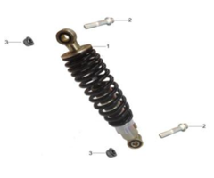 Kayo Federbein hinten