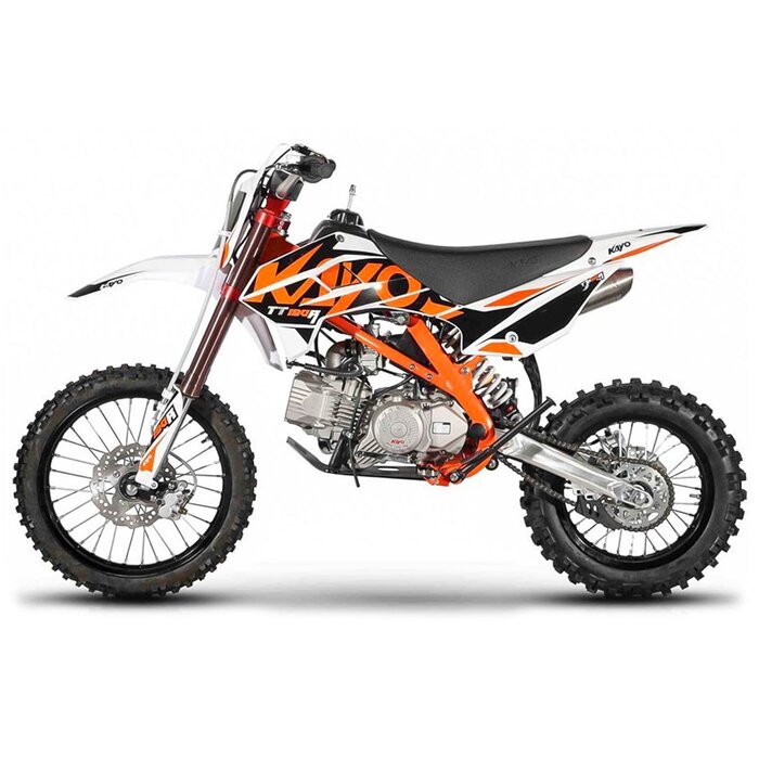 Kayo Dirtbike TT190R mit 14/17“ Räder voll einstellbares Fahrwerk und E-Start