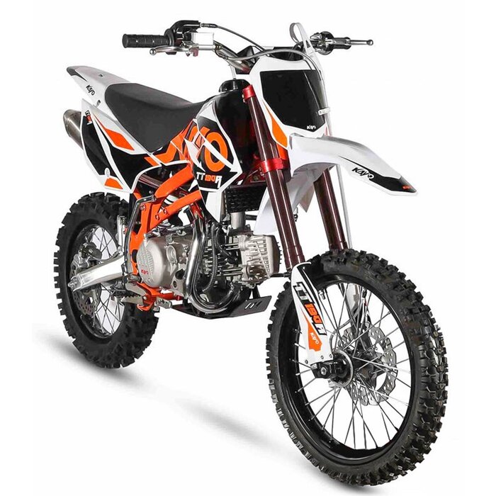 Kayo Dirtbike TT190R mit 14/17“ Räder voll einstellbares Fahrwerk und E-Start