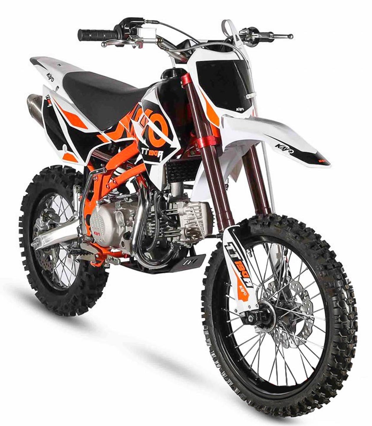 Kayo Dirtbike TT190R mit 14/17“ Räder voll einstellbares Fahrwerk und E-Start