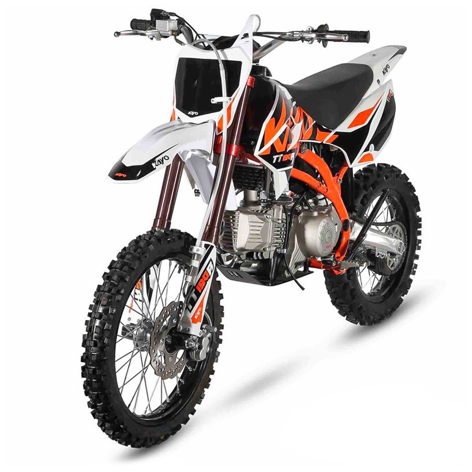 Kayo Dirtbike TT190R mit 14/17“ Räder voll einstellbares Fahrwerk und E-Start