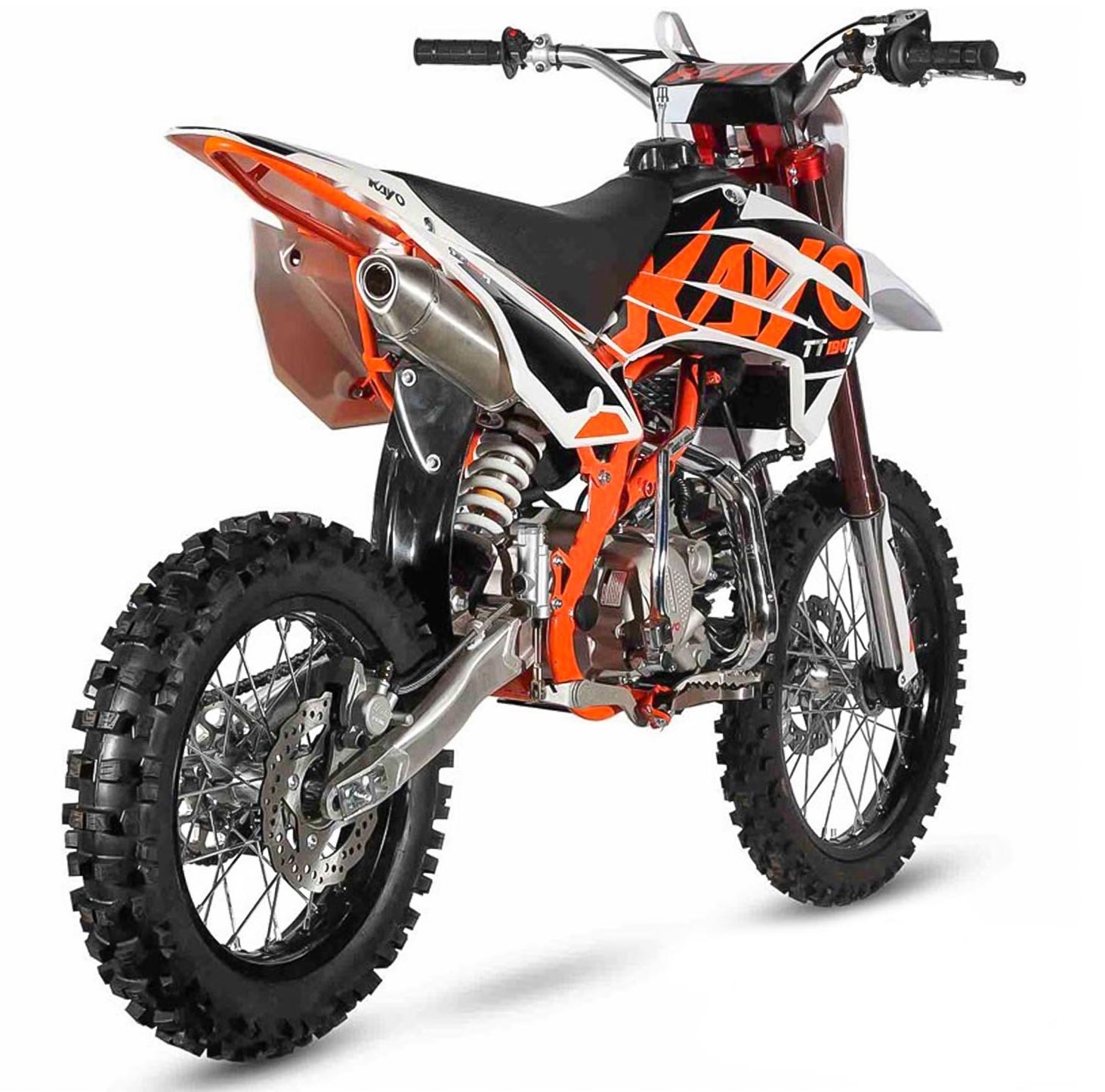 Kayo Dirtbike TT190R mit 14/17“ Räder voll einstellbares Fahrwerk und E-Start
