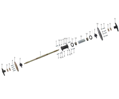 Kayo AT110 Hinterachse