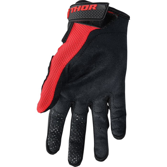 Thor Kinder Handschuhe Sector rot - weiss
