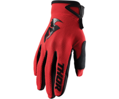 Thor Kinder Handschuhe Sector rot - schwarz
