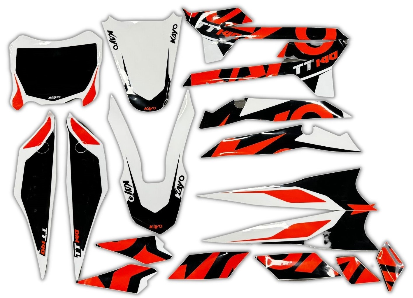 Kayo TT140 Sticker Aufkleber Set