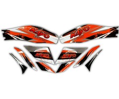 Kayo AT125 Sticker Aufkleber Set