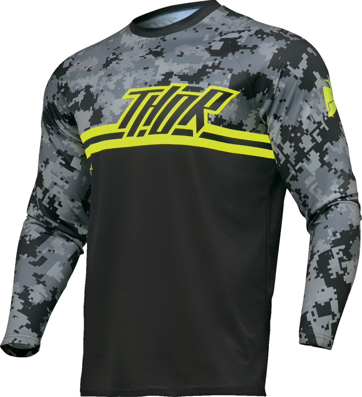 Thor Kinder Jersey Sector Digi charcoal schwarz