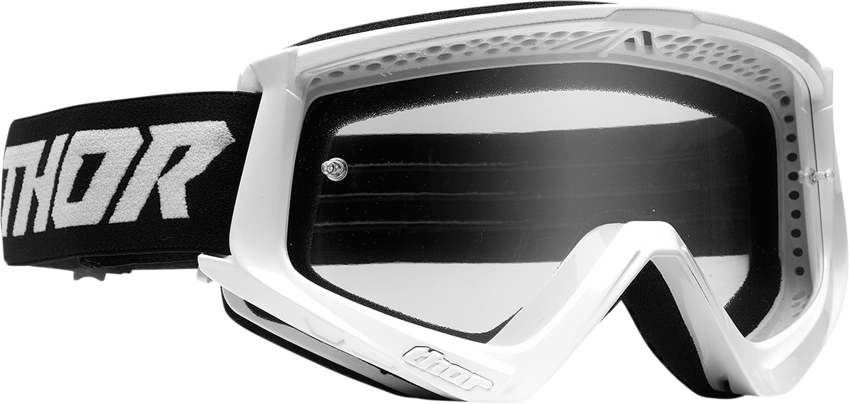 Thor Kinder Jugend Combat Racer Brille weiss