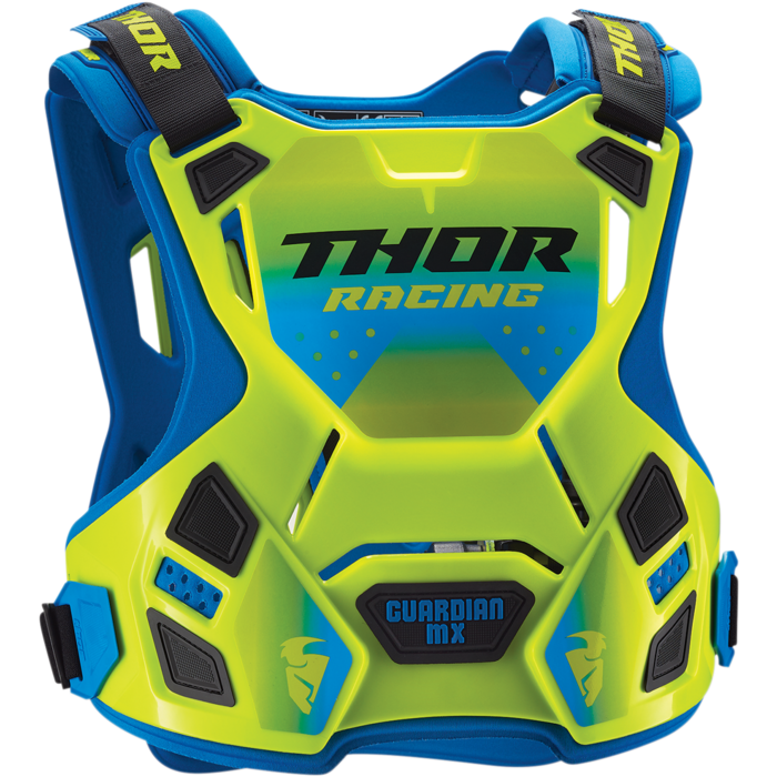 Thor Guardian MX Brustprotektor für Jugendliche blau neongelb
