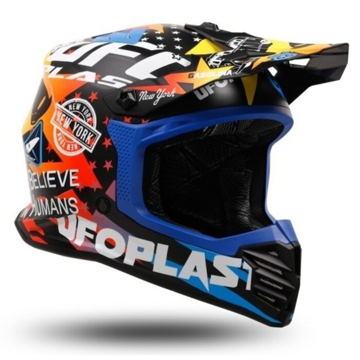 UFO Kinder Motocross Helm Korey multi