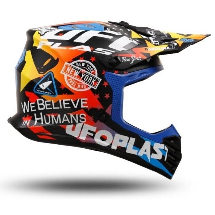 UFO Kinder Motocross Helm Korey multi