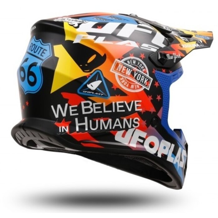 UFO Kinder Motocross Helm Korey multi