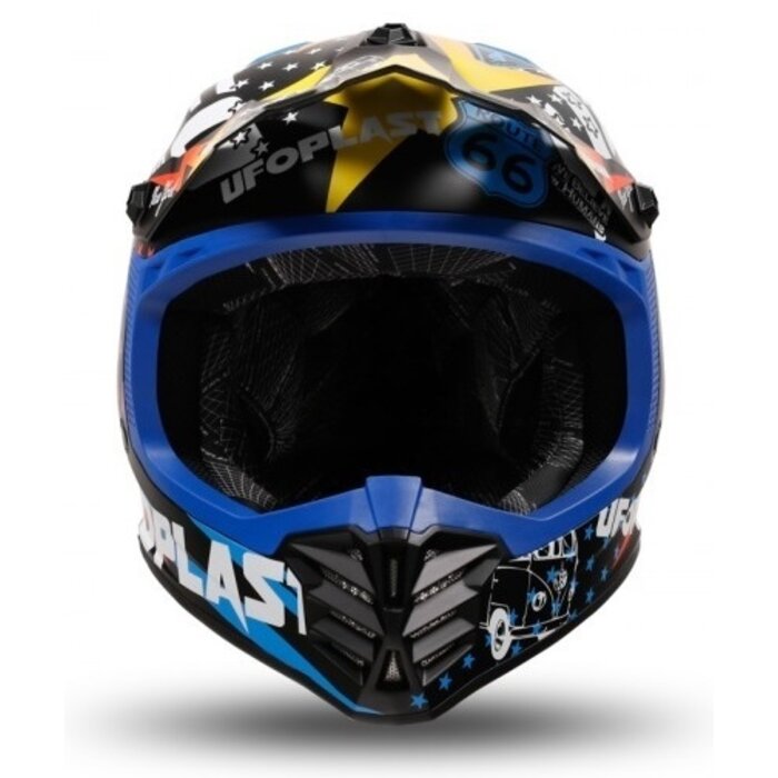 UFO Kinder Motocross Helm Korey multi