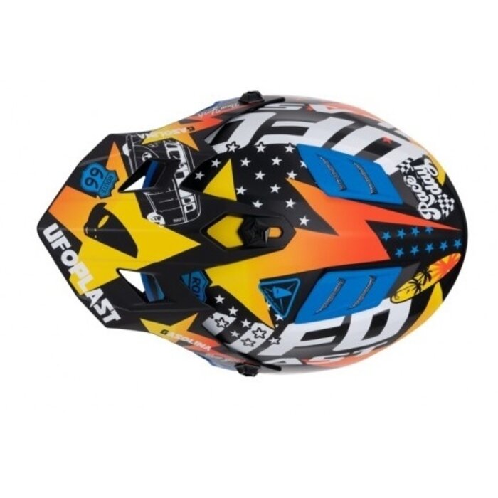 UFO Kinder Motocross Helm Korey multi