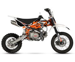 Kayo TD 125  mit 12/14“ Räder 4 Gang Schalter - Kickstart