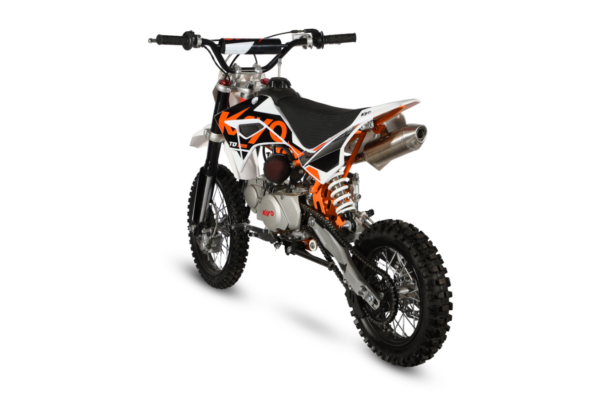 Kayo TD 125  mit 12/14“ Räder 4 Gang Schalter - Kickstart