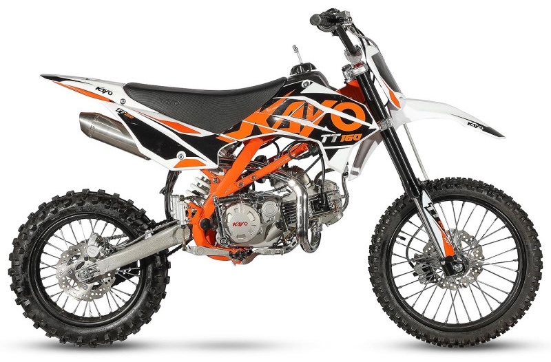 Kayo TT160 Dirtbike mit 14" 17" Räder - Schalter