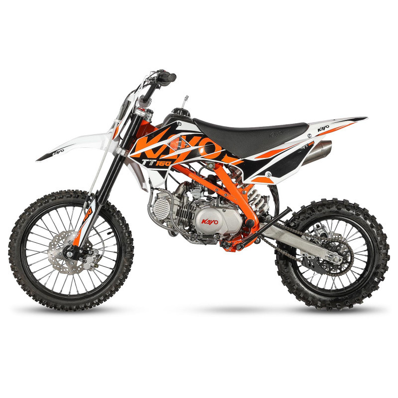 Kayo TT160 Dirtbike mit 14" 17" Räder - Schalter