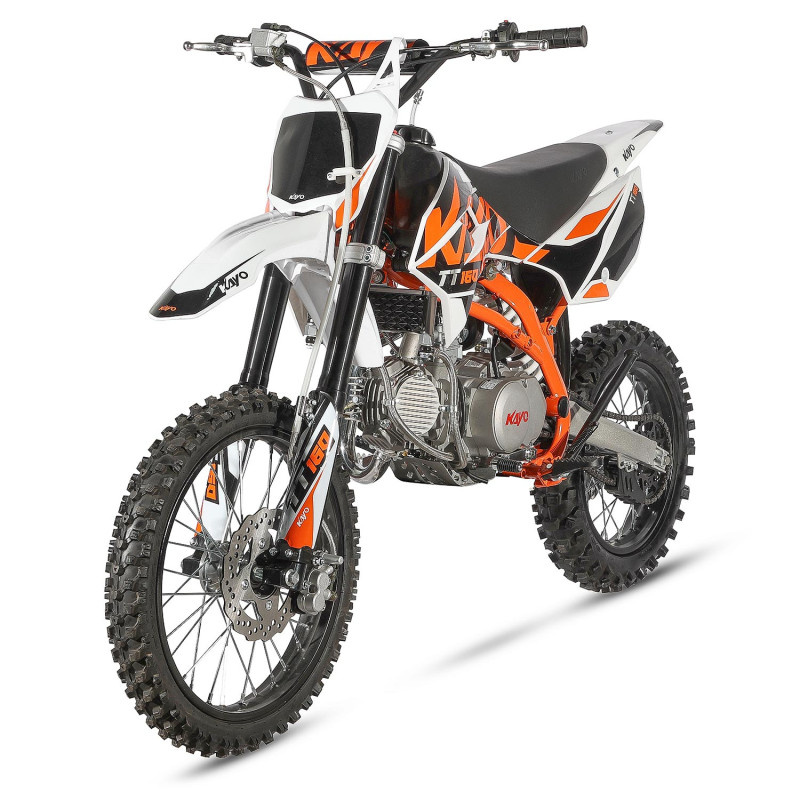 Kayo TT160 Dirtbike mit 14" 17" Räder - Schalter