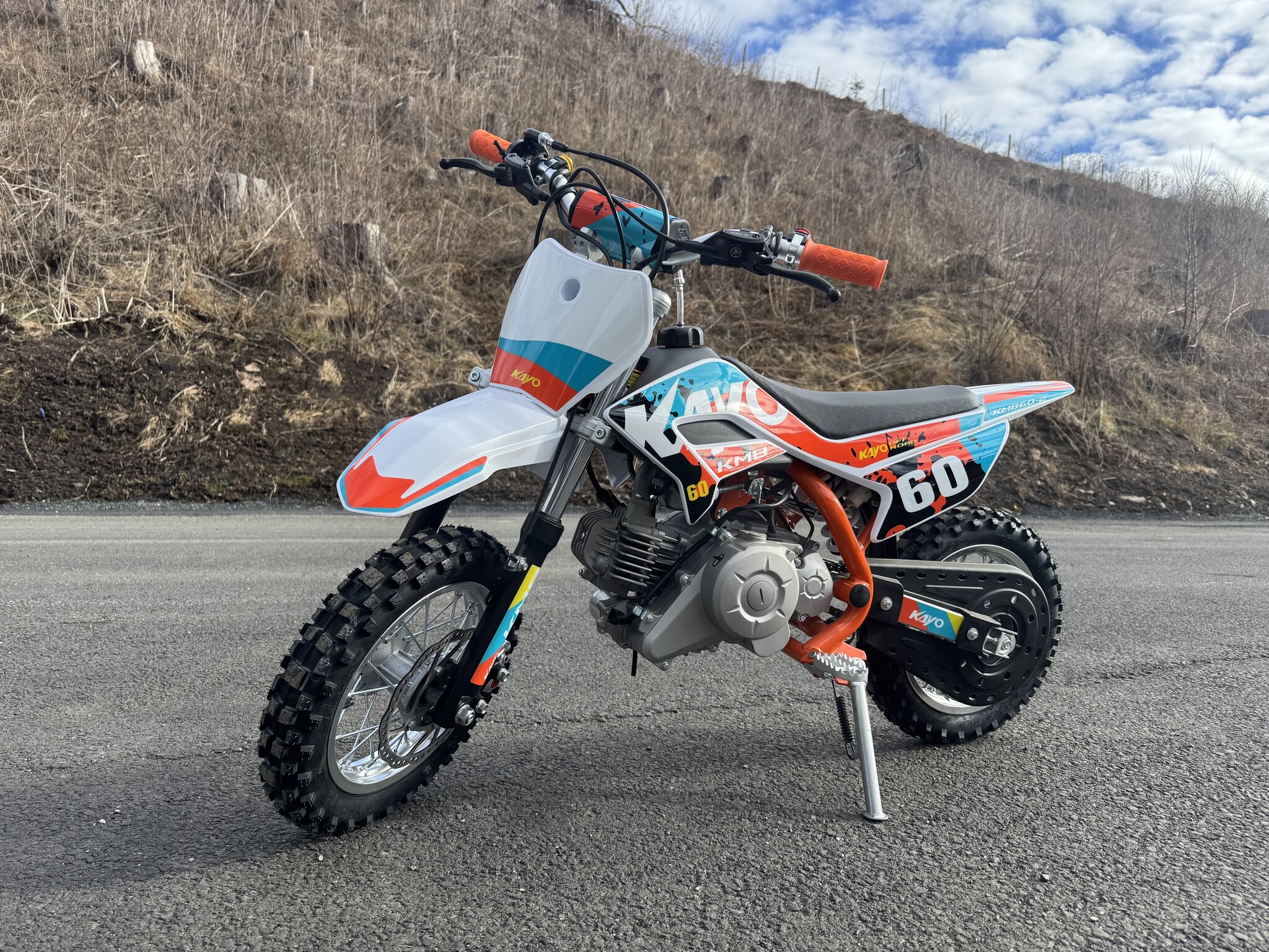 Kayo Dirtbike KMB 60 mit 10/10“ Räder Automatik und E-Start