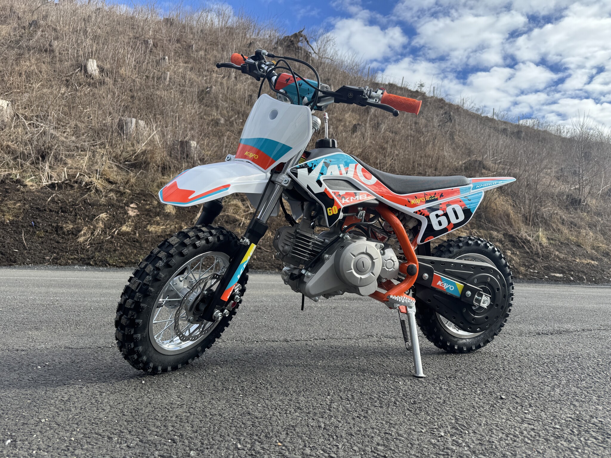 Kayo Dirtbike KMB 60 mit 10/10“ Räder Automatik und E-Start