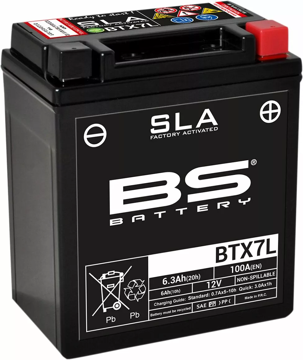 BS Batterie Batterie BTX7L SLA werksseitig aktivierte wartungsfreie AGM-Batterien