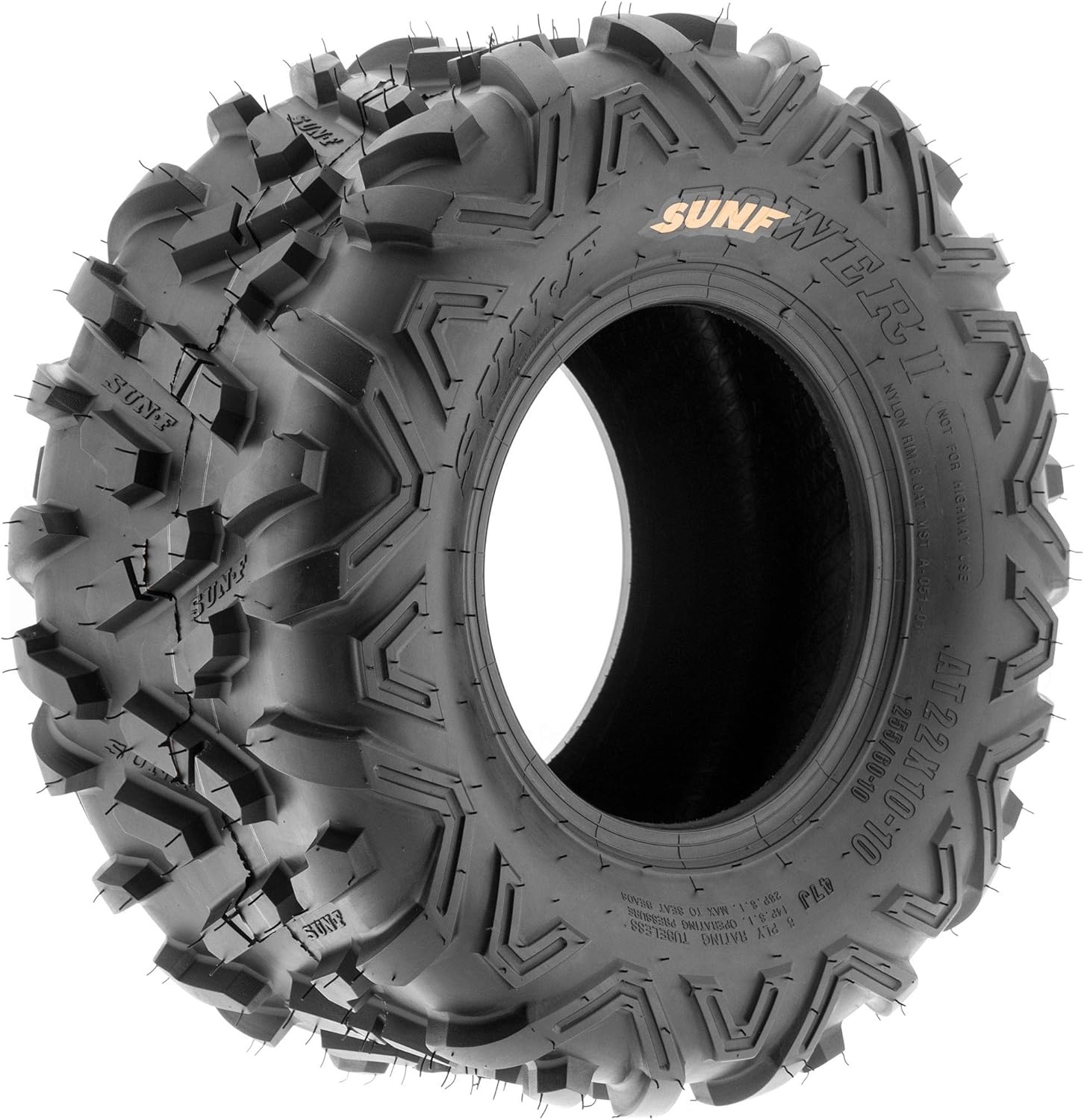 Sunf Reifen A-051 19x7-8 6PR NHS für AT110 / AT125 / AU125