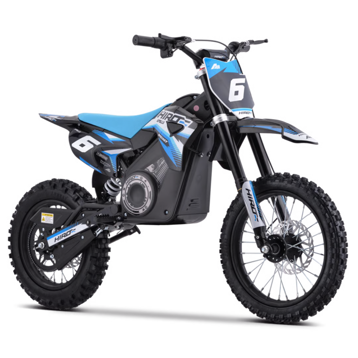 Rocket Dirtbike 1300W 48V 14/12 Zoll Lithium Akku 13Ah Elektro Crossbike