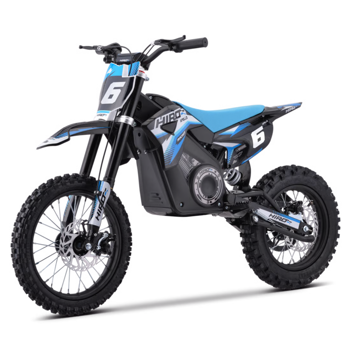 Rocket Dirtbike 1300W 48V 14/12 Zoll Lithium Akku 13Ah Elektro Crossbike