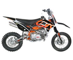 Kayo TD 125  mit 12/14“ Räder 4 Gang Schalter - E-Start & Kickstart