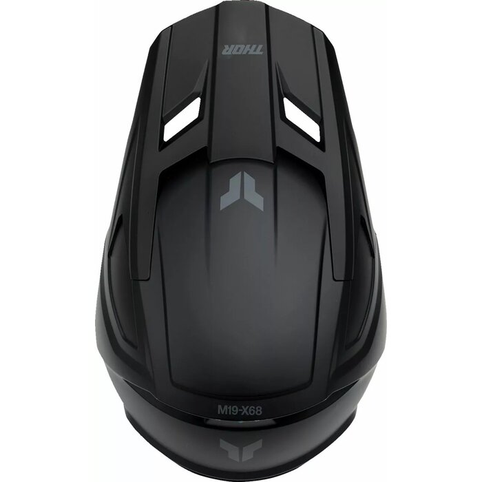 Thor Kinderhelm Fleet Blackout Helm - schwarz matt