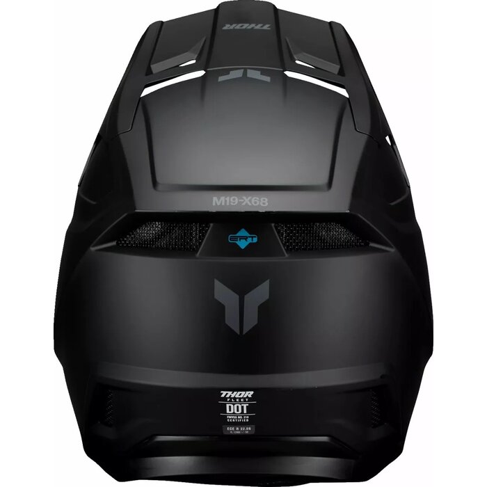 Thor Kinderhelm Fleet Blackout Helm - schwarz matt