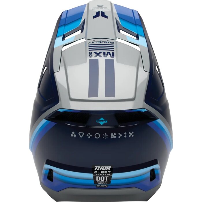 Thor Kinderhelm Fleet Defy blau grau