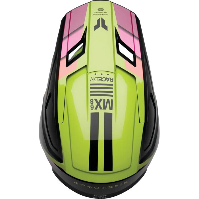 Thor Kinderhelm Fleet Defy schwarz pink gelb