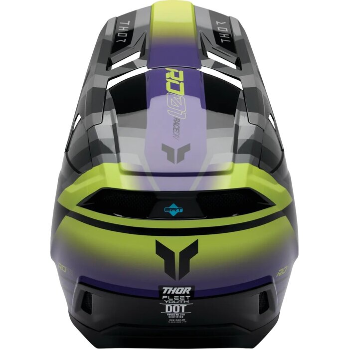 Thor Kinderhelm Fleet Camber schwarz grau violett