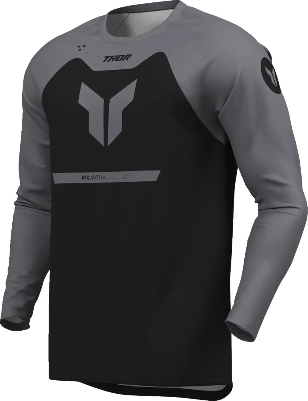 UFO Kinder Jersey Ridemode Menace Trikot schwarz grau
