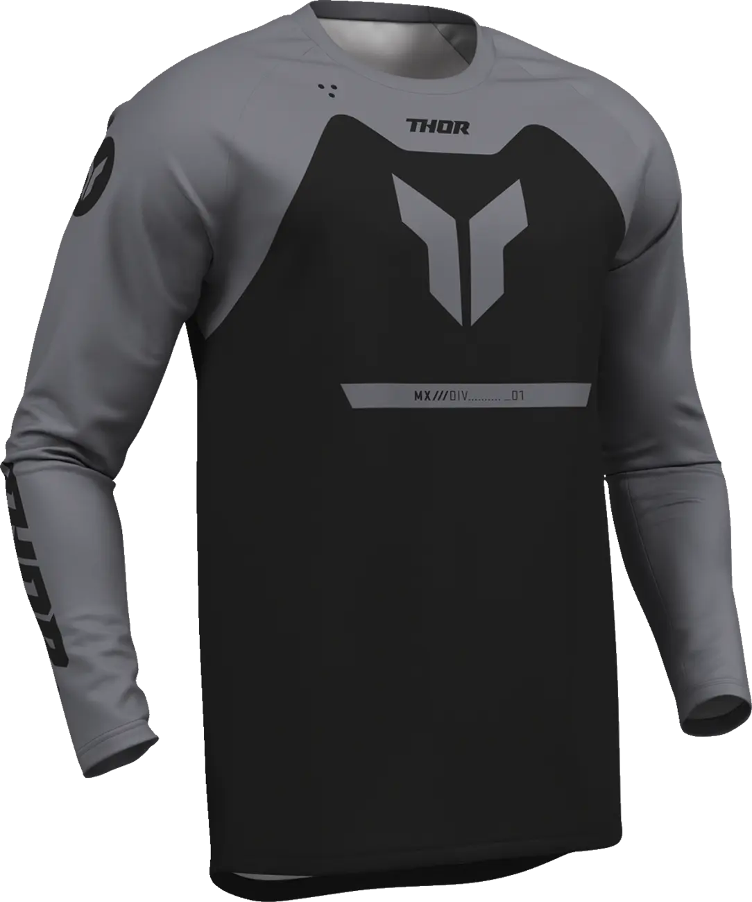 UFO Kinder Jersey Ridemode Menace Trikot schwarz grau