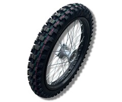 Kayo Dirtbike Komplettrad 14" für vorne für 15mm Achse