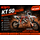 Dirtbike KT50 RACING - 50 cc 2-Takt 9 PS Räder 14"-12"