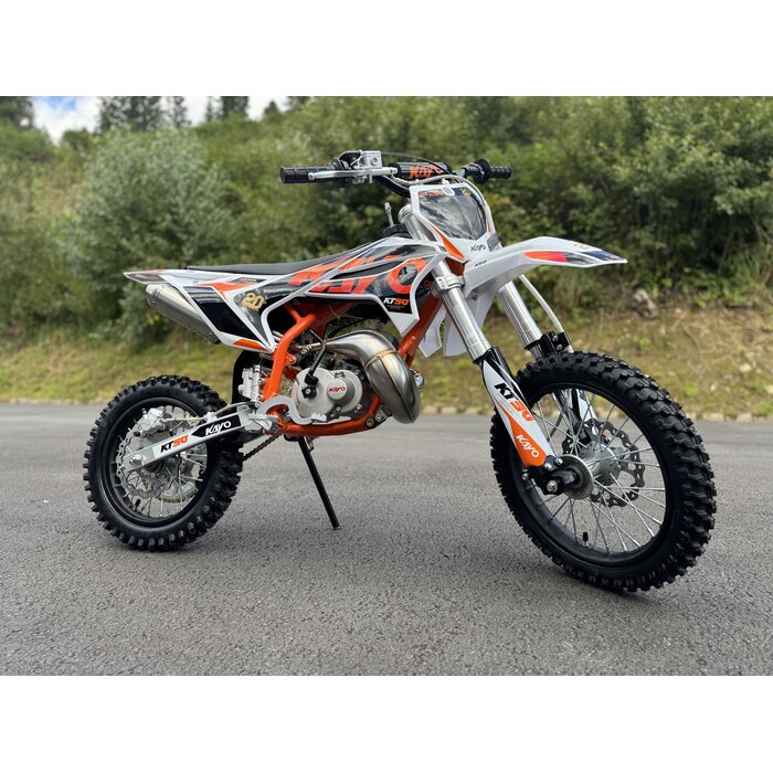 Kayo Dirtbike KT50 RACING - 50 cc 2-Takt 9 PS Räder 14"-12"