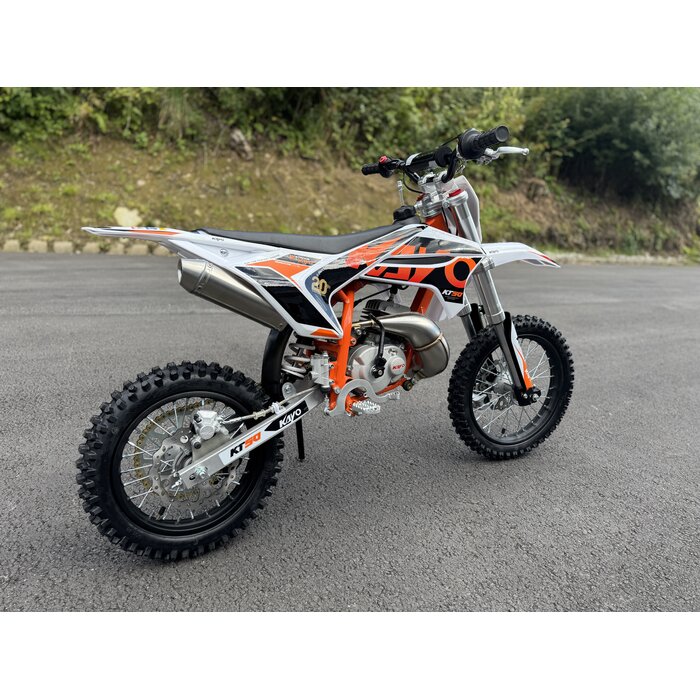 Kayo Dirtbike KT50 RACING - 50 cc 2-Takt 9 PS Räder 14"-12"