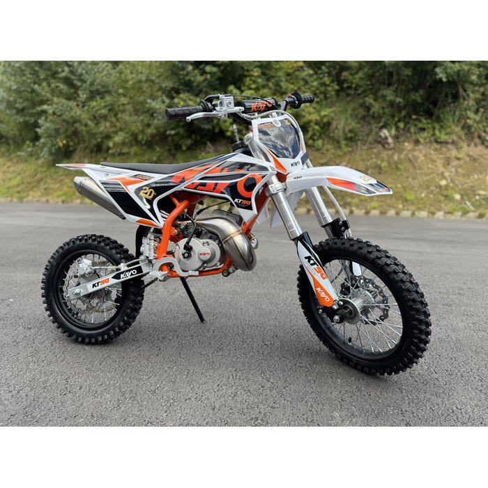 Kayo Dirtbike KT50 RACING - 50 cc 2-Takt 9 PS Räder 14"-12"
