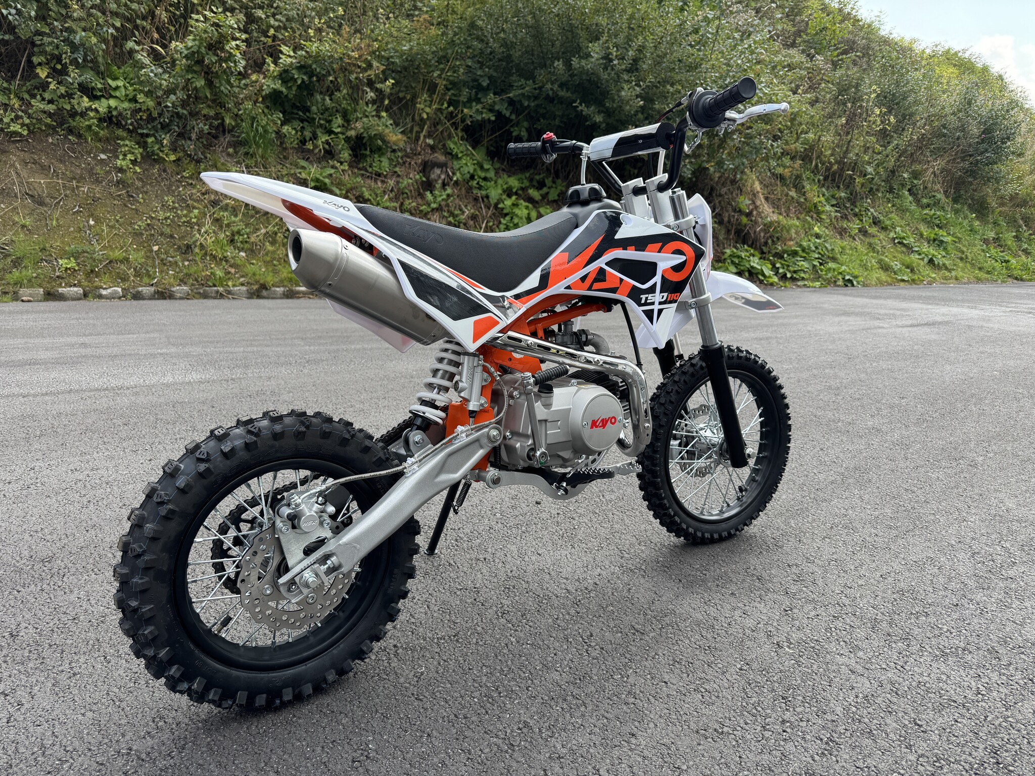 Kayo TSD 110 mit 12/14“ Räder Semiautomatik - E-Start & Kickstart