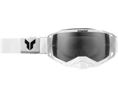 Thor MX Brille Activate Goggles weiss / Lens Iridium verspiegelt