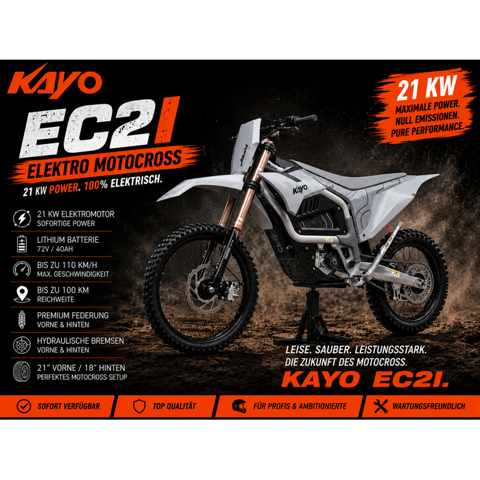 Kayo EC2I - 21 KW Elektro Motocross
