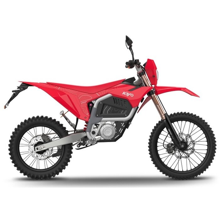 Kayo EC2I elektrisches Enduro-Motorrad, Straßenzulassung